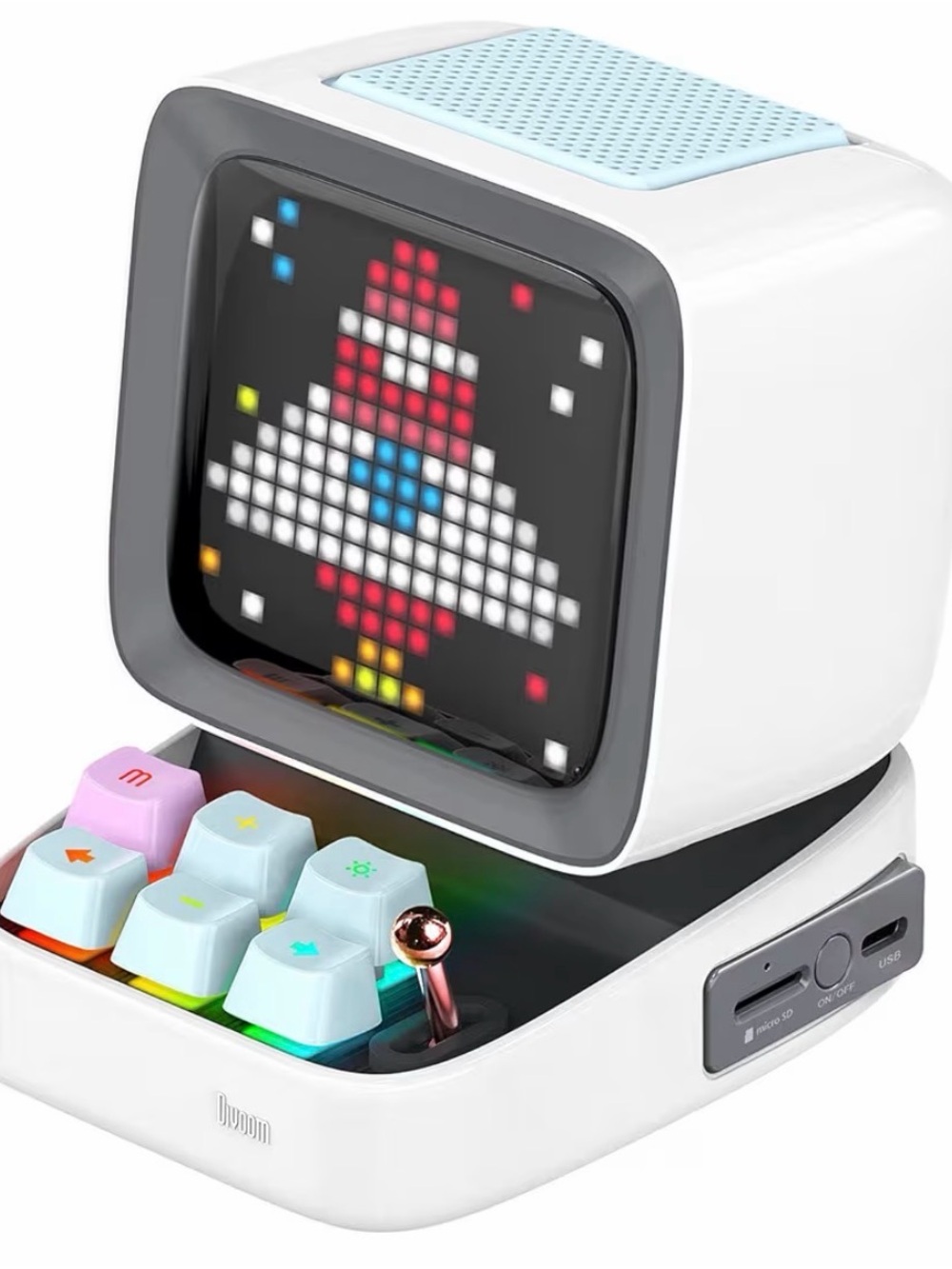 Retro Pixel Art Bluetooth Speaker by Divoom